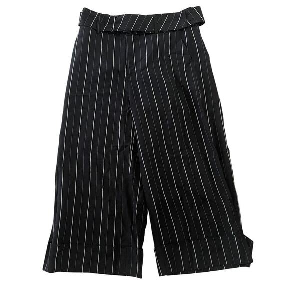 Ruti Striped Wide Leg Cropped Pants Size 3 - Picture 1 of 4